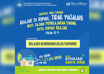 Jadwal Pembelajaran Daring Duta Rumah Belajar Pekan ke-4