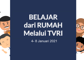 Jadwal Belajar Dari Rumah TVRI 4-8 Januari 2021