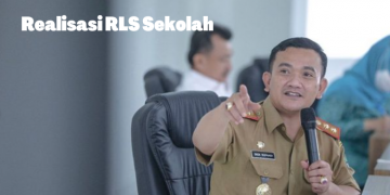 Lebihi target Realisasi RLS Sekolah
