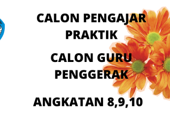 Pengumuman Pendaftaran Seleksi Calon Guru Penggerak dan Pengajar praktik Program Pendidikan Guru Penggerak Angkatan 8,9,10