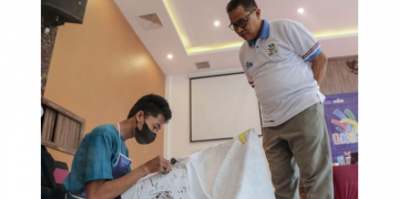 Wow Keren Siswa SLB mengikuti Lomba Batik se Jawa Barat