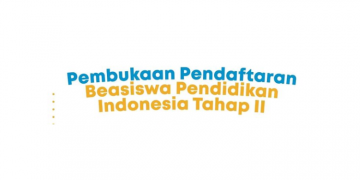 Dibuka! Pendafataran Beasiswa Pendidikan Indonesia disini