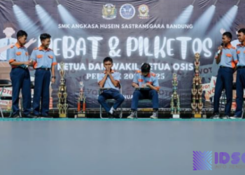 SMK Angkasa Lanud Husein Sastranegara Mengadakan Debat Pemilihan Ketua OSIS (Pilketos) Periode 2024-2025