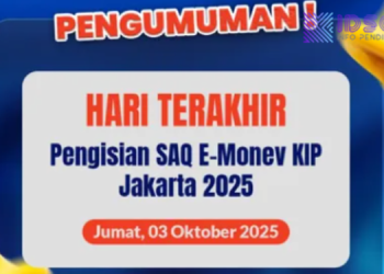 PENGUMUMAN PENTING: Hari Ini, Jumat 3 Oktober 2025, Adalah Batas Akhir Pengisian SAQ E-Money KIP DKI Jakarta