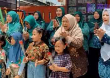 Bunda PAUD Depok Ajak Anak Cinta Lingkungan Lewat Program Sera Mijel di PAUD Mutiara Gandul