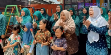 Bunda PAUD Depok Ajak Anak Cinta Lingkungan Lewat Program Sera Mijel di PAUD Mutiara Gandul