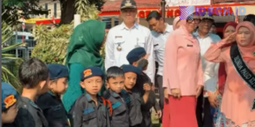 Bunda Paud Roadshow ke TK Kemala Bhayangkari 61, Pasir Gunung Selatan, Cimanggis