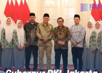 Pramono Anung Sambut Tim Penari dari SMA Al-Azhar Syifa Budi Jakarta