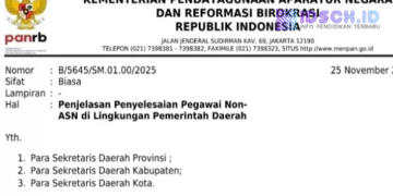 Menjelang Akhir 2025, Menpan RB Terbitkan Surat Edaran Terkait Penyelesaian Tenaga Honorer