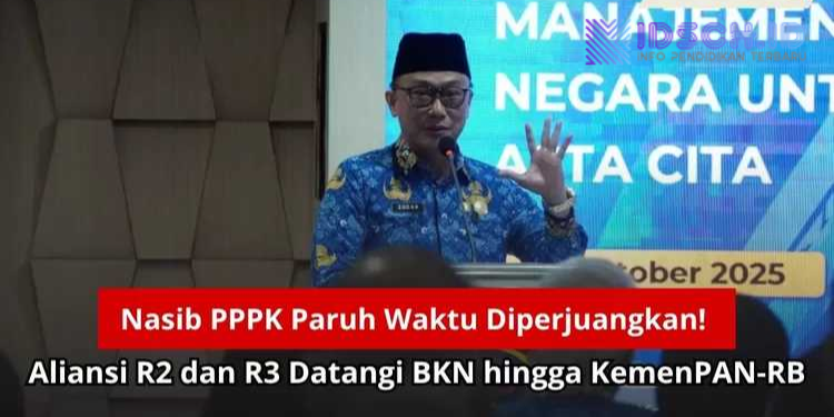 Nasib PPPK Paruh Waktu Diperjuangkan! Aliansi R2 dan R3 Datangi BKN hingga KemenPAN-RB