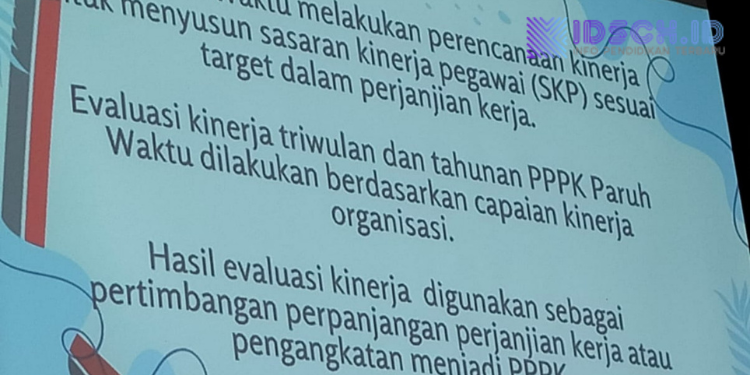 PPPK Paruh Waktu Lakukan Perencanaan Kinerja untuk Susun Sasaran Kinerja Pegawai