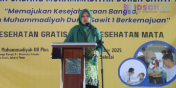 Kegiatan Cek Kesehatan Gratis (CKG) bagi peserta didik di SD Muhammadiyah 08 Plus Duren Sawit