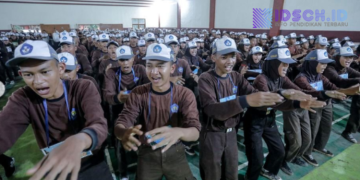 SMKN 1 Pacet Gelar Pendidikan Karakter Panca Waluya untuk 675 Siswa Baru