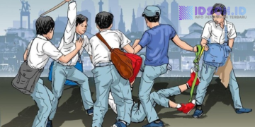 Tawuran Anak SMK di Komplek Taman Kebalen Babelan