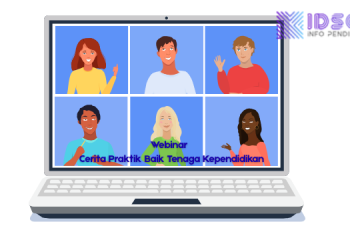 Webinar tentang Cerita Praktik Baik Tenaga Kependidikan