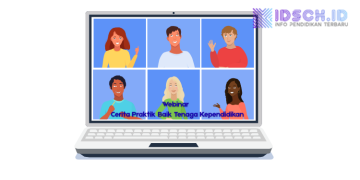 Webinar tentang Cerita Praktik Baik Tenaga Kependidikan