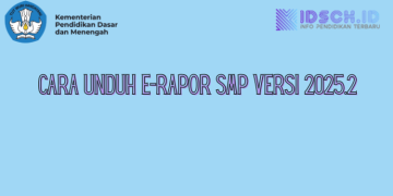 Cara Unduh e-Rapor SMP versi 2025.2