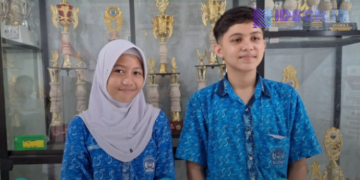 Inilah Sosok Murid SMPN 4 Bekasi Yang Duduk di samping Presiden Prabowo