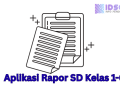 Download disini Applikasi Rapor SD Tahun 2025 kelas 1-6