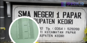 SMAN 1 Papar Kediri Diduga Lakukan Pungli Rp1,5 Juta kepada Siswa OTM, Ancaman Tak Boleh Ujian Jika Belum Lunas