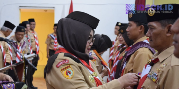 Wabup Lintarti Kukuhkan 758 Pembina & Pelatih Pramuka Kwarcab Banyumas