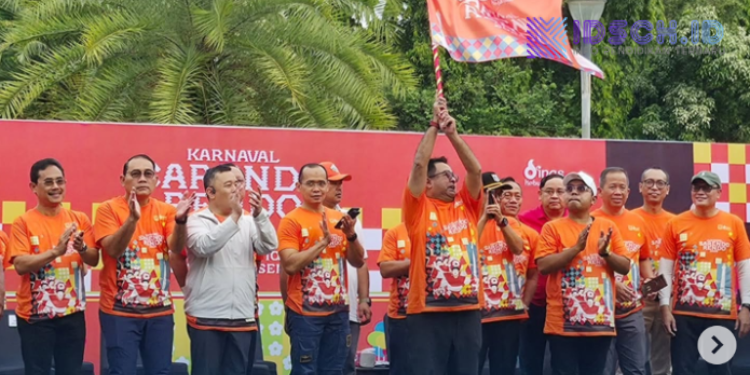 Wakil Kepala Dinas Pendidikan DKI Jakarta Hadiri Karnaval Sarendo-Rendo di Silang Monas