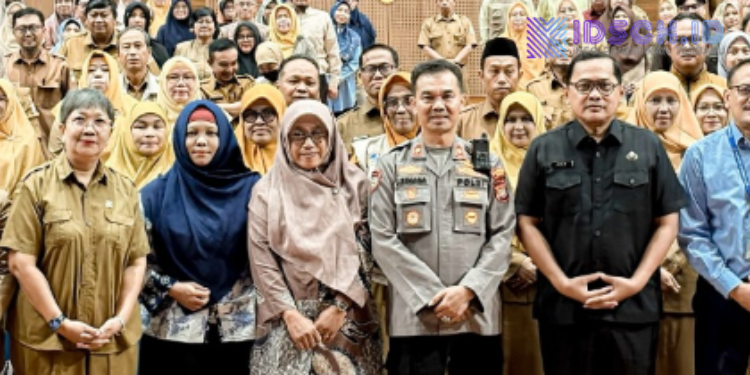 Penguatan Kepemimpinan Kepala SMP, Kapolres Metro Bekasi Tekankan Pencegahan Tawuran dan Narkotika