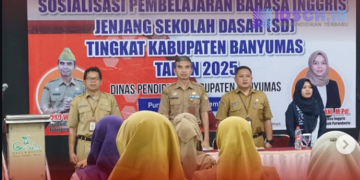 Disdik Banyumas Sosialisasikan Pembelajaran Bahasa Inggris bagi Guru SD