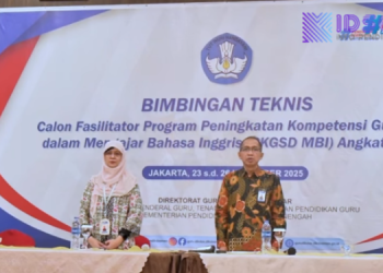 Bimtek TOT Calon Fasilitator Pengembangan Kompetensi Guru SD