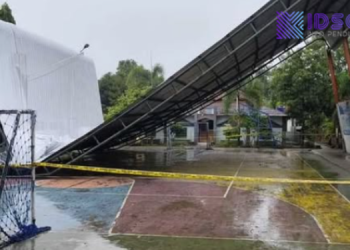 Hujan Angin Robohkan Atap Aula SMAN 1 Susukan, Guru Meninggal Sehabis Menolong Murid