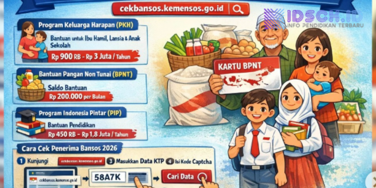 Cek Bansos 2026 Resmi Berlaku, Pemerintah Gunakan DTSEN untuk Penyaluran Lebih Tepat Sasaran