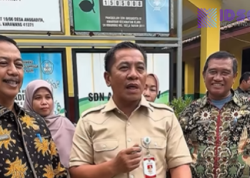 Jelang Hari Pertama Masuk Sekolah, Bupati Aep Tinjau Infrastruktur Pendidikan Karawang