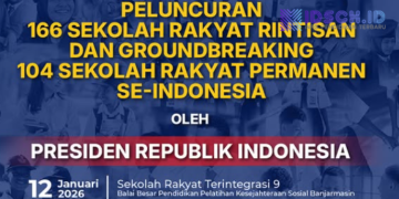 Program Sekolah Rakyat Resmi Diluncurkan 12 Januari 2026 di Banjarbaru