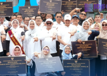 Mendikdasmen Resmikan 100 Sekolah Hasil Revitalisasi 2025 se-Tangerang Raya