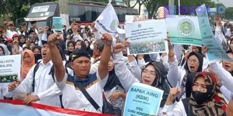 Ribuan Guru Madrasah di Tasikmalaya Gelar Aksi, Tuntut Keadilan Status dan Kesejahteraan