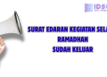 Surat Edaran 3 Menteri tentang Pelaksanaan Pembelajaran di Bulan Ramadan