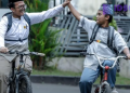 Diawali Gowes, Aksi Ekologi SMAN 24 Bandung Makin Yes!