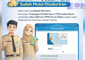 Pencairan TPG Bulan Maret Sudah Mulai Disalurkan Per 12 Maret 2026