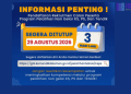 Pendaftaran Pelatihan Non Gelar untuk KS, PS, dan Tendik Tinggal 3 Hari Lagi