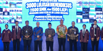 Kemendikdasmen Lepas 3.030 Lulusan SMK dan LKP untuk Magang dan Bekerja di Luar Negeri