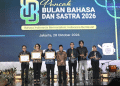 Penerima Penghargaan Bulan Bahasa 2026 Didorong Terus Merawat Bahasa Indonesia